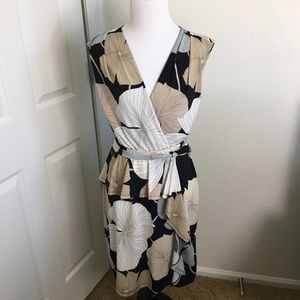 NWT Max and Cleo Knit and Champagne Dress